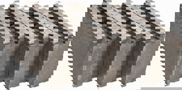 Soft Lathe Chuck Jaw: 3 Piece Set, Serrated